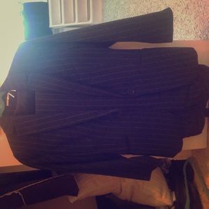 Max studio 2 piece pinstriped suit